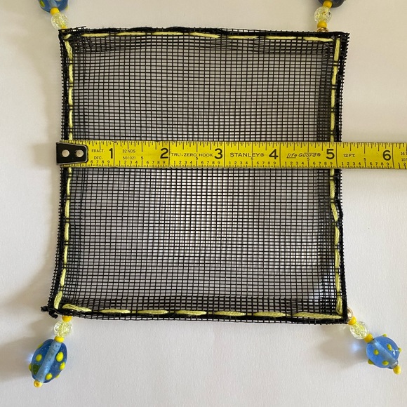 Hand made beaded beverage veils set of 4 - Picture 6 of 12